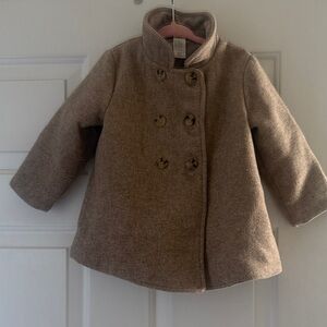 H&M Kids Tan Pea Coat